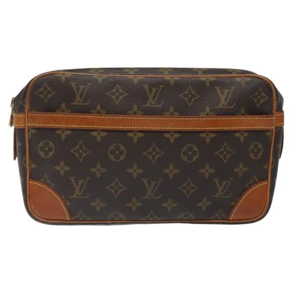 LOUIS VUITTON Monogram Compiegne 28 Clutch Bag M51845 LV Auth 116800 - Picture 13 of 16